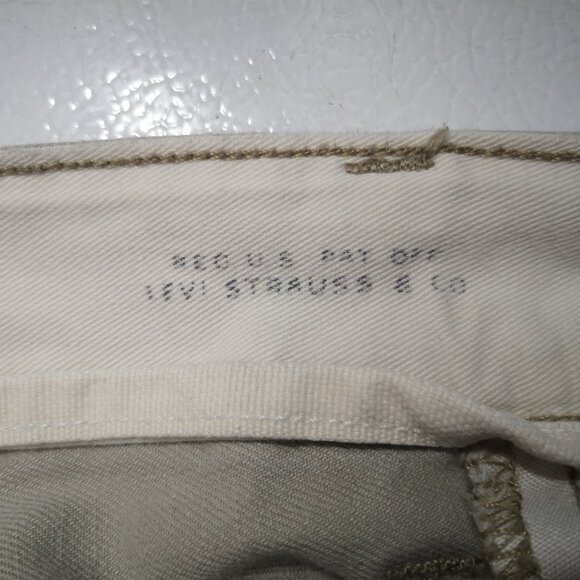 Vintage Levi's Tab Twills Slim Straight Men's Size 36/32 Tan Lot# 331-6059 Jeans - Picture 7 of 16